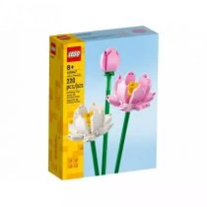 LEGO building set LEGO 40647 Lotus Flowers — Botanical Collection modular model, 220 pieces, height 300 mm, age 8+