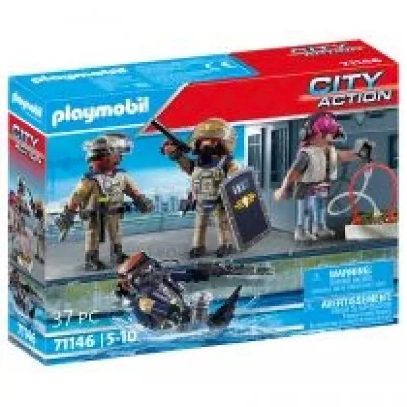 Playset Action Adventure Playmobil City Action 71146 Age 5-10