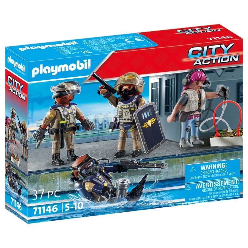 Playset Action Adventure Playmobil City Action 71146 Age 5-10