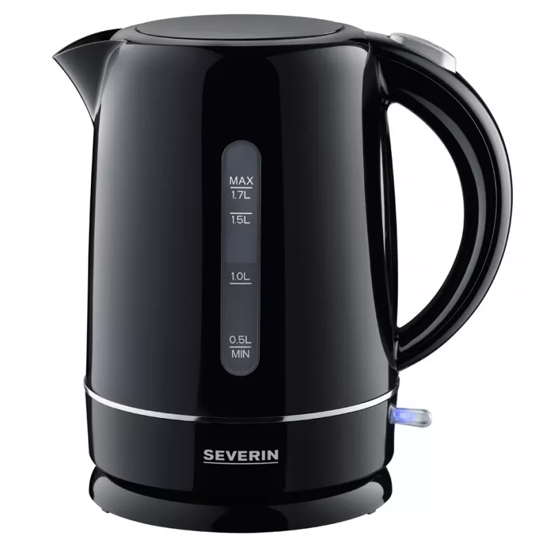 Severin WK 4322 electric kettle 1.7 L 2200 W Black