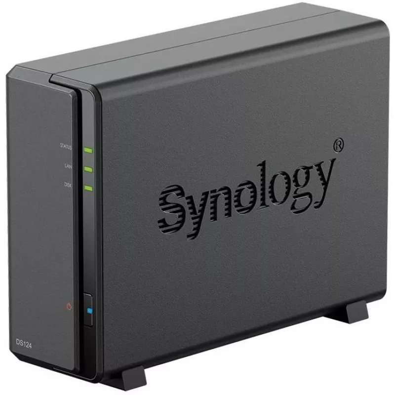 Synology DiskStation DS124 NAS/storage server Desktop Ethernet LAN Black RTD1619B