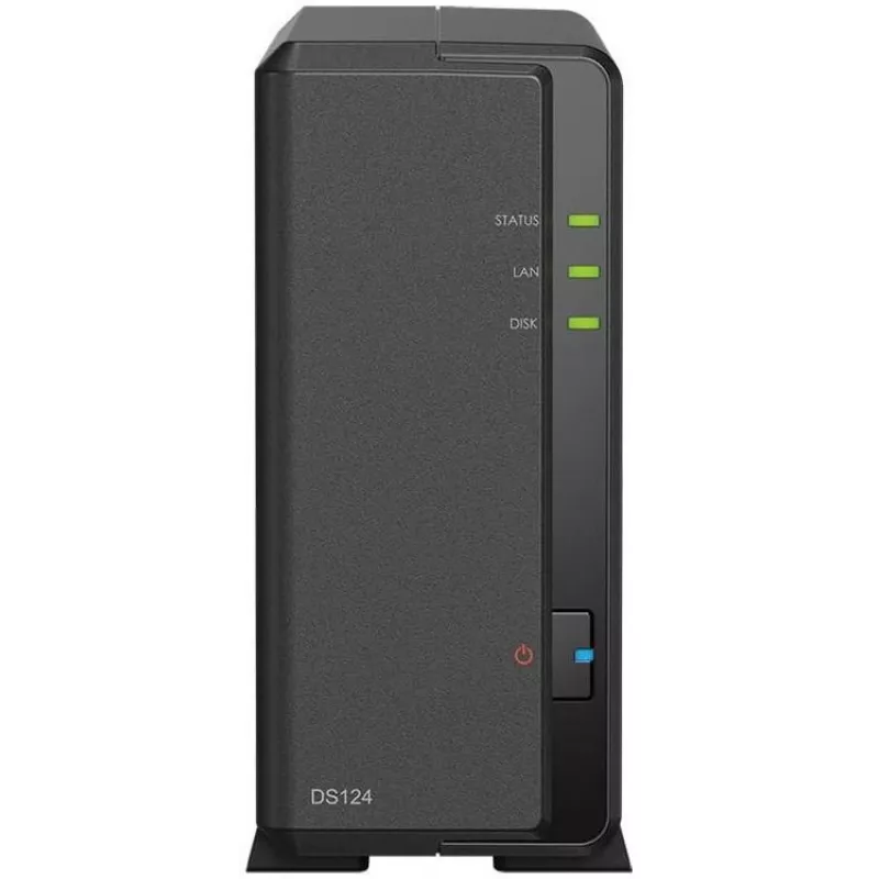 Synology DiskStation DS124 NAS/storage server Desktop Ethernet LAN Black RTD1619B