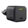 Mobile device charger Green Cell CHARGC06, USB-C 33W, Quick Charge 3.0, AC input 100–240V, black