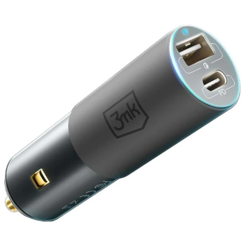 3MK Car Mobile Phone Charger Black Number of Inlets/outlets: 2