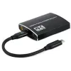 Gembird A-CM-HDMIF2-01 USB-C to dual HDMI adapter, 4K 60Hz, black