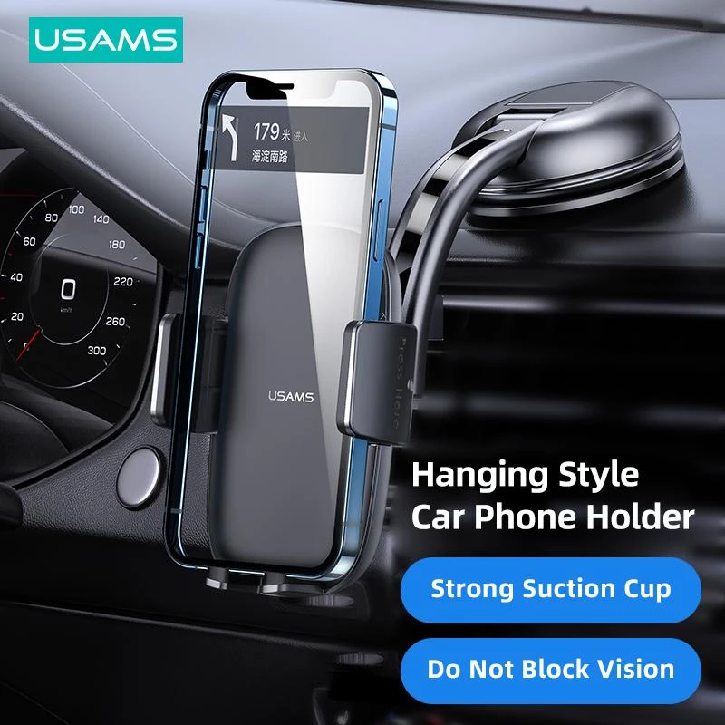 Car holder usams ZJ063 for cockpit or windshield, adjustable angle