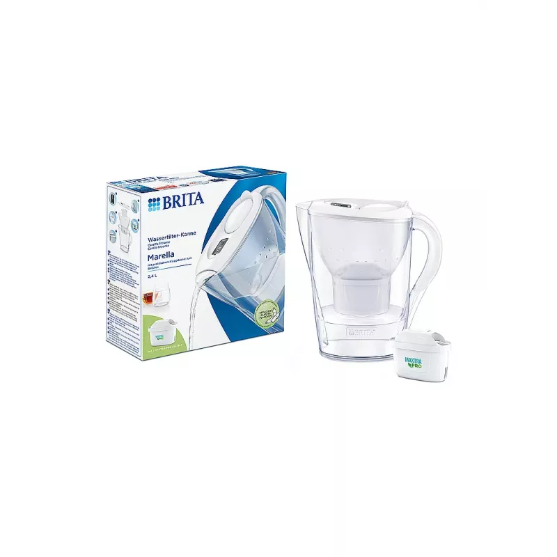Brita 125219 Marella Water-saver Filter Set 2.4 L White