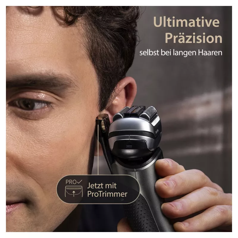 Braun Series 9 Pro+ 9565cc Wet & Dry Foil shaver Trimmer Metallic