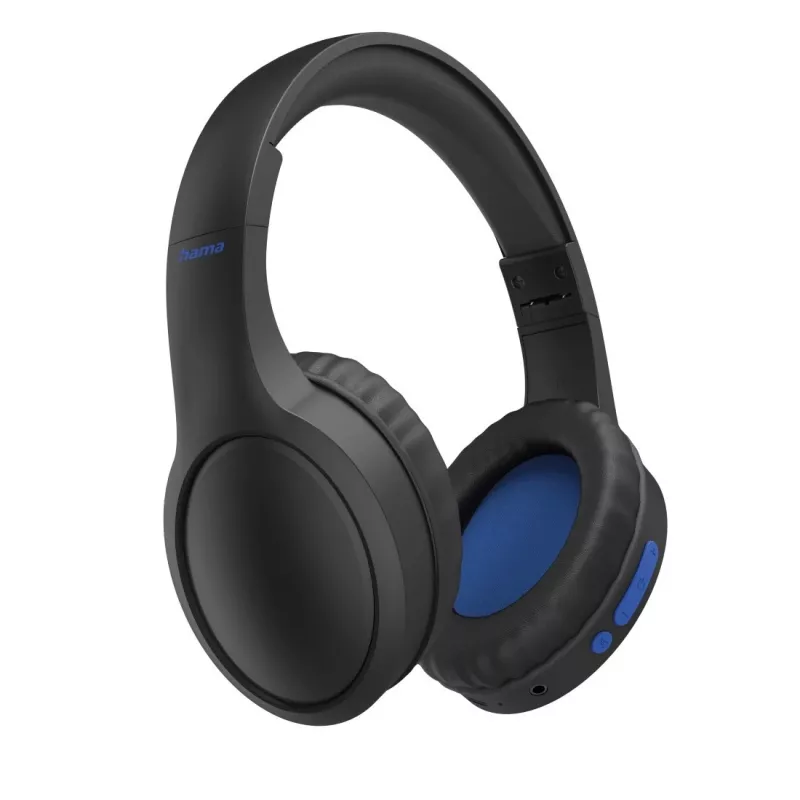 Hama 00184160 headphones/headset Wired & Wireless Head-band Calls/Music USB Type-C Bluetooth Black, Blue