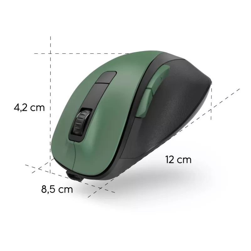 Hama MW-500 Recharge mouse Office Right-hand RF Wireless Optical 1600 DPI
