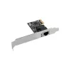 Internal Ethernet Network Card LANBERG PCE-1GB-201, PCI Express, 1× RJ-45 Gigabit (1000 Mbit/s), black
