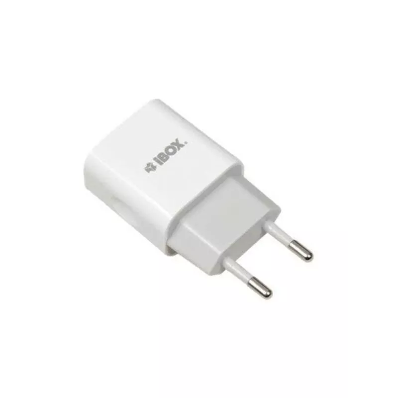 AC Indoor Charger IBOX C-35 Universal White — 5 V max, 0.3 A input, 1 A USB output