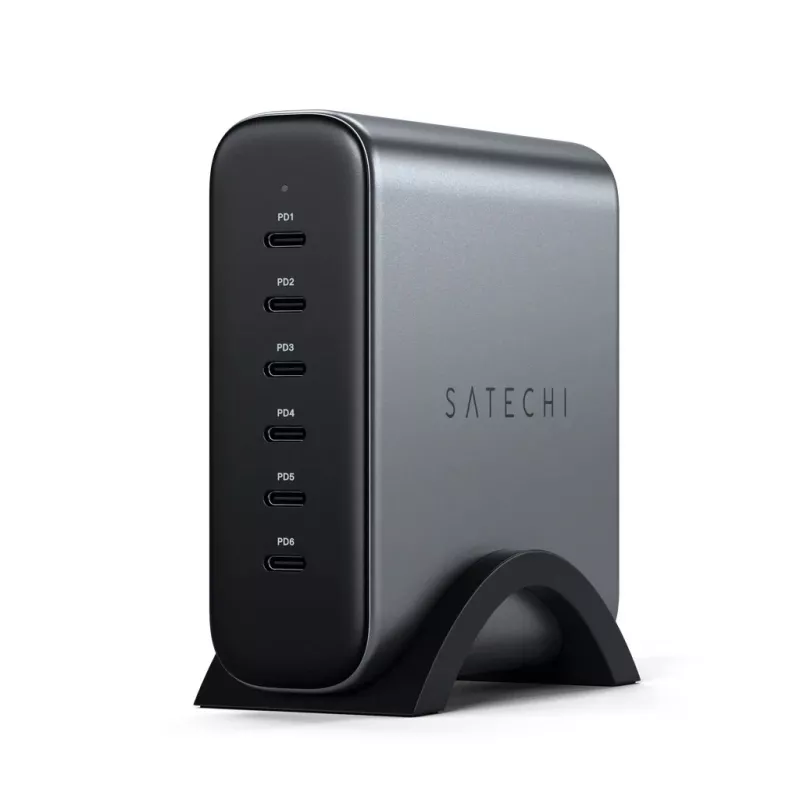 Indoor Charger Satechi ST-C200GM-EU Universal Grey 6 USB Type-C Ports