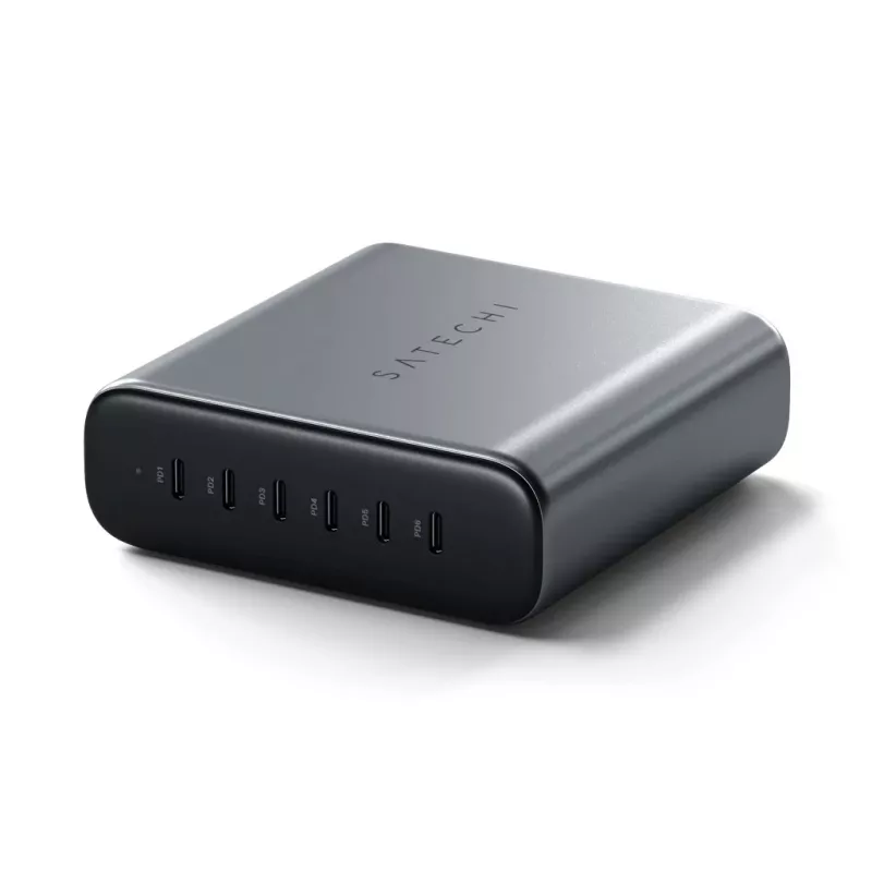 Indoor Charger Satechi ST-C200GM-EU Universal Grey 6 USB Type-C Ports