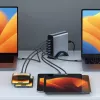 Indoor Charger Satechi ST-C200GM-EU Universal Grey 6 USB Type-C Ports