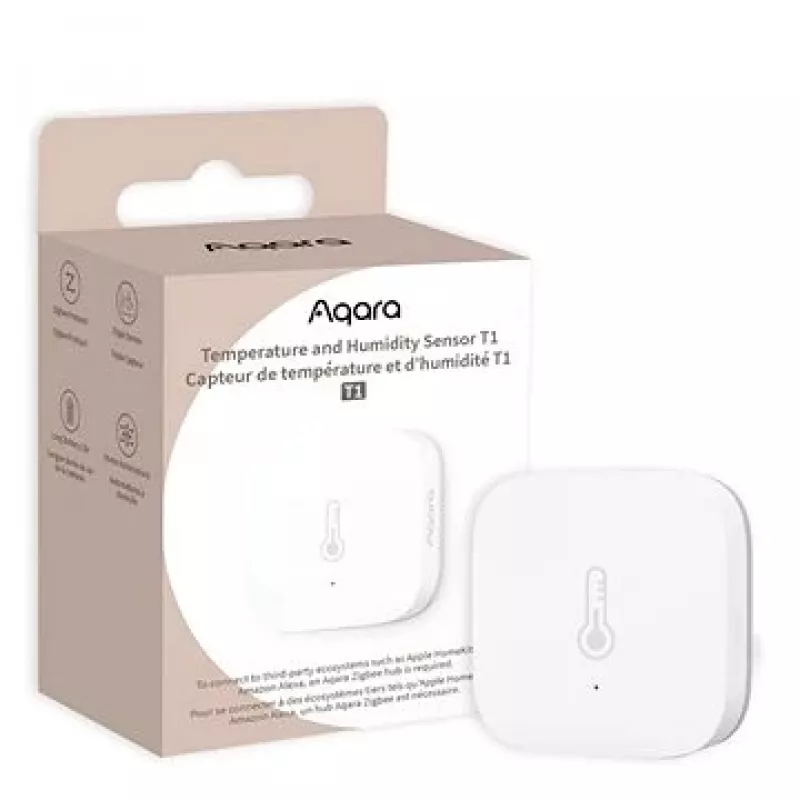 Aqara TH-S02D Sensor White Temp & Humidity. HomeKit Alexa Google