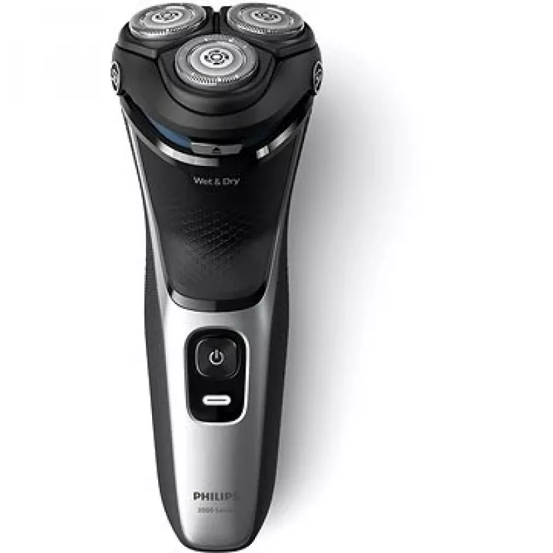 Electric shaver Philips 3000 Series S3143/00 — 3-head rotary, Wet & Dry, Li-Ion, 60 min run time