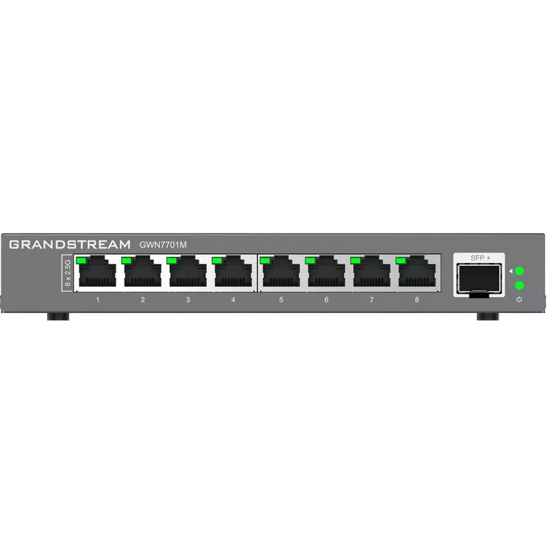 Grandstream Networks GWN7701M network switch Unmanaged 2.5G Ethernet (100/1000/2500) Black