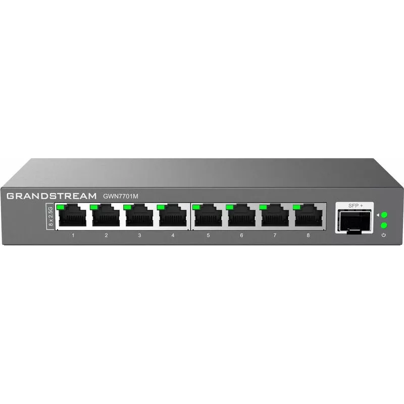 Grandstream Networks GWN7701M network switch Unmanaged 2.5G Ethernet (100/1000/2500) Black