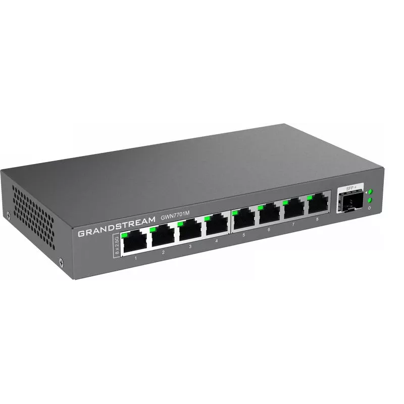 Grandstream Networks GWN7701M network switch Unmanaged 2.5G Ethernet (100/1000/2500) Black