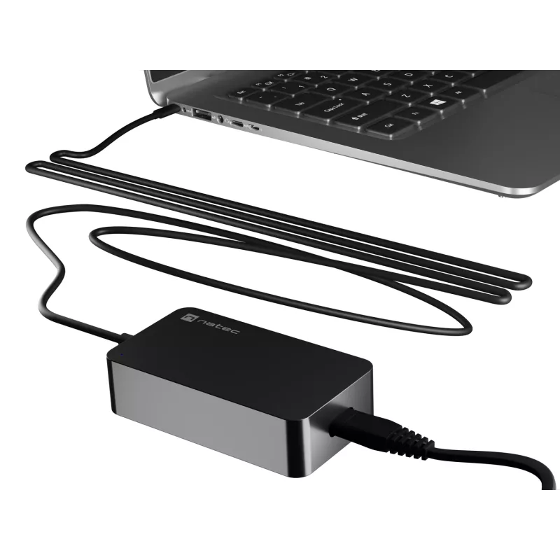 NATEC Grayling USB-C 45W power adapter Universal Black