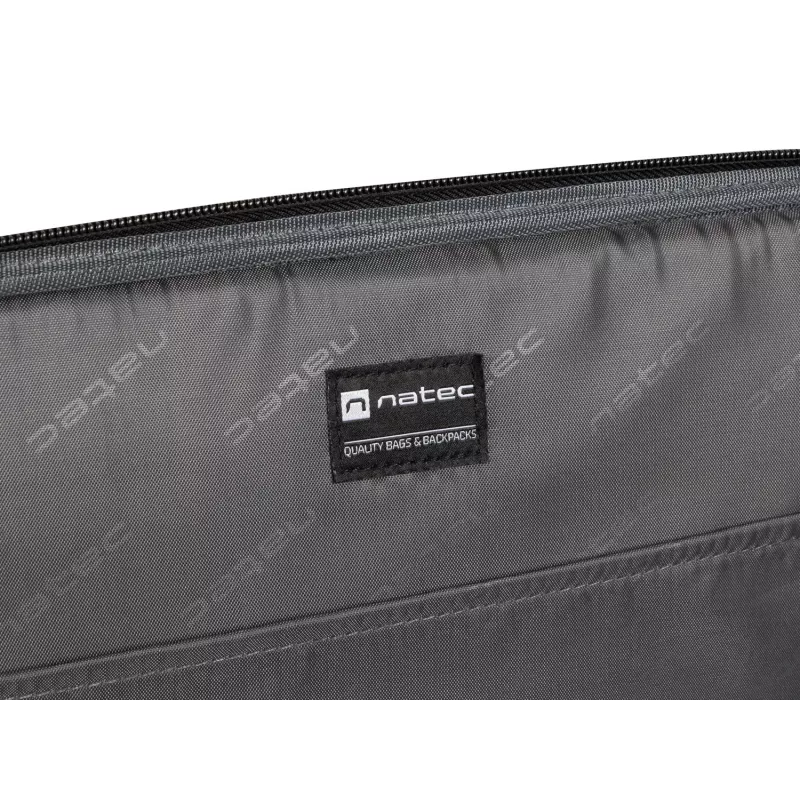 Briefcase NATEC Boxer Lite 39.6 cm (15.6 inch) – polyester, 2 compartments, shoulder strap, 410×305×65 mm, 750 g