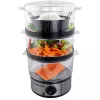 Esperanza Steam Volcano EKG009 Food Steamer, 3 Baskets, 400 W