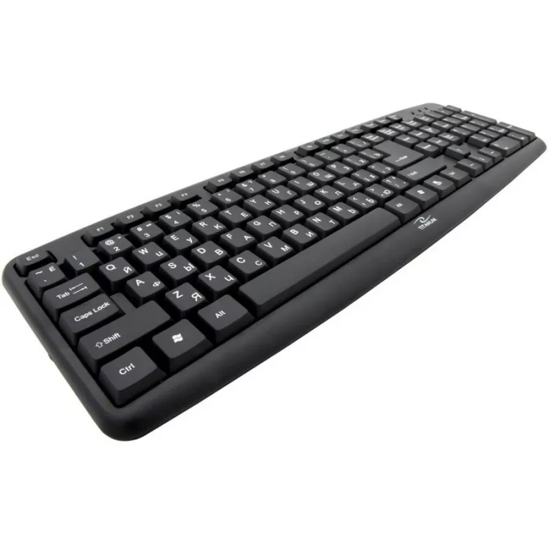 Esperanza TKR101 keyboard Office USB QWERTY English, Russian Black