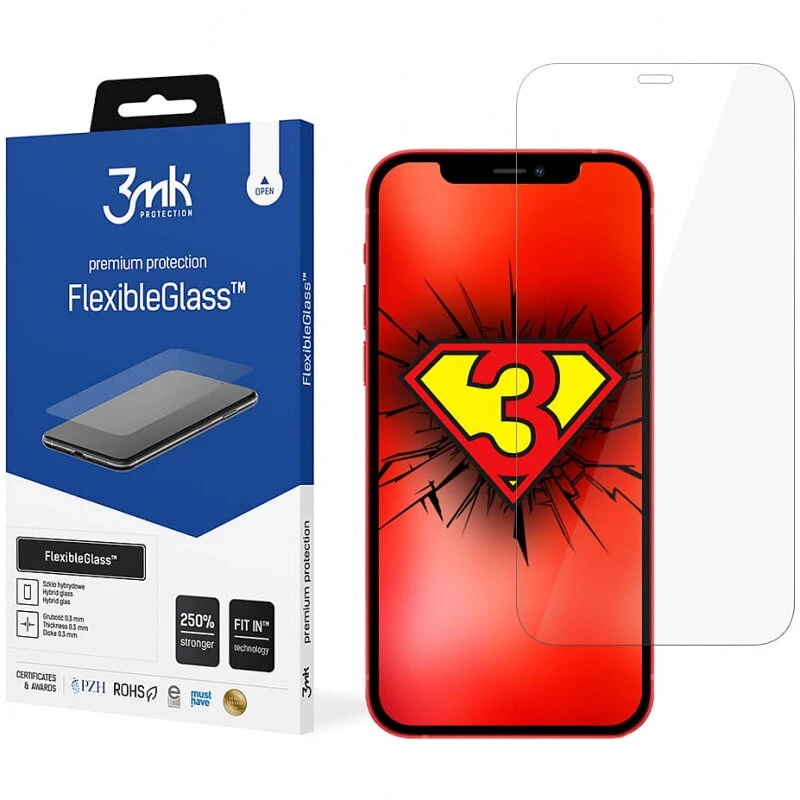 3MK FlexibleGlass Screen Protector for iPhone 12/12 Pro