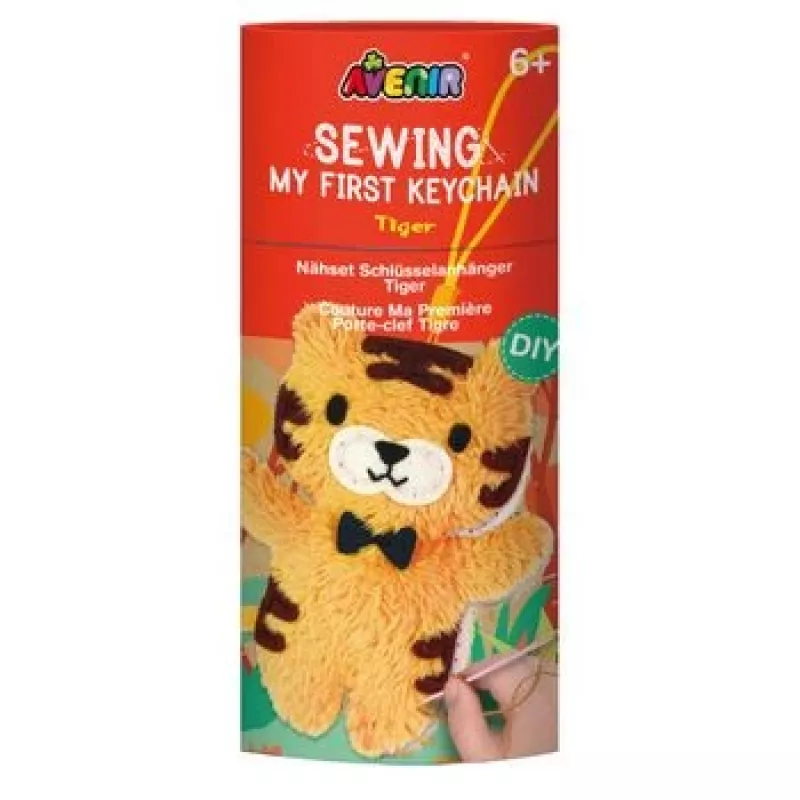 Avenir CH221637 Sew-Your-Own Tiger Keychain Kit
