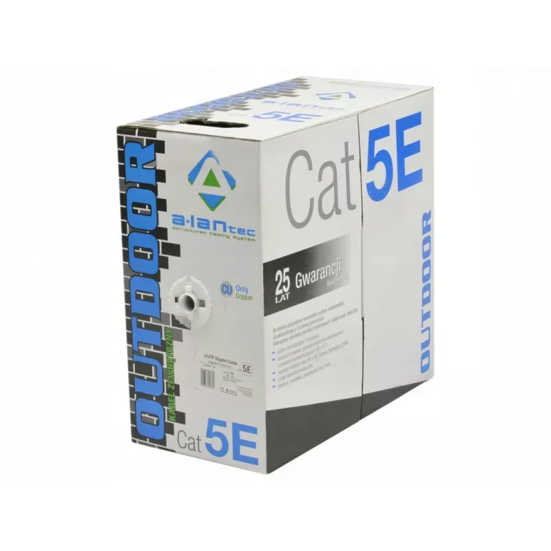 Alantec KIU5OUTS305Q Network Cable Black 305 M Cat5e U/UTP (UTP) (KIU5OUTS305Q)