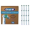 Oral B Precision Clean Toothbrush Heads 16 Pack White