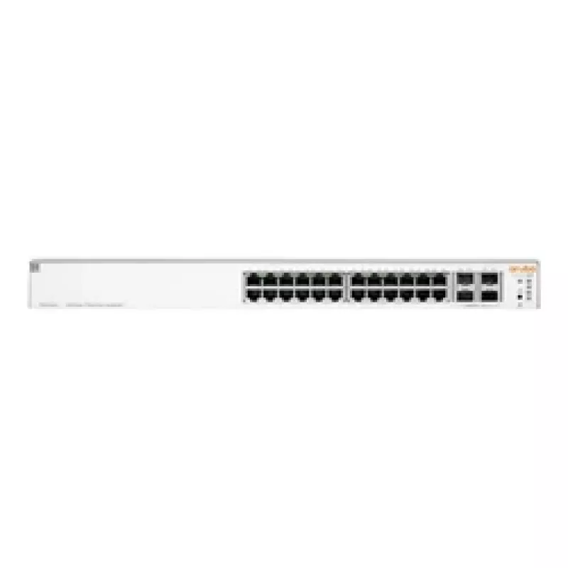 HPE Aruba Networking Instant On 1930 24G Class4 PoE 4SFP/SFP+ 370W Managed L2+ Gigabit Ethernet (10/100/1000) Power over Ethernet (PoE) 1U White