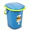 GreenBlue GB320BL Portable Travel Toilet Bucket Seat Camping Festival Handle Lid Durable Stable19L