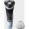 Electric rotary shaver Philips 3000X Series X3003/00 — 3-head, Wet & Dry, NiMH battery, 40 min runtime