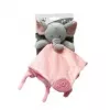 Plush toy TULILO Milly pink elephant 25 x 25 cm, soft stuffed animal for babies