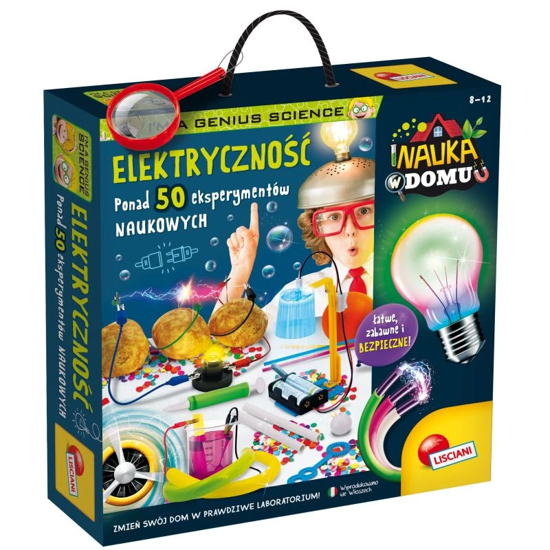 Educational Electronics Kit Liscianigiochi Set I'm A Genius Electricity (model 304-pl97524)