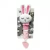 Soft plush sound toy TULILO Bunny 17 cm — cuddly rattle for infants and toddlers