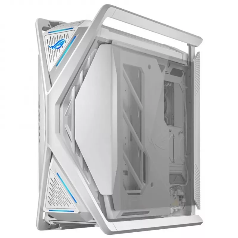 ASUS ROG GR701 Hyperion White, PC, White, ATX, EATX, micro ATX, Mini-ITX, Aluminium, Multi, Front