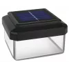 GB128 LED solar lamp fence post garden light, Black - Green Blue