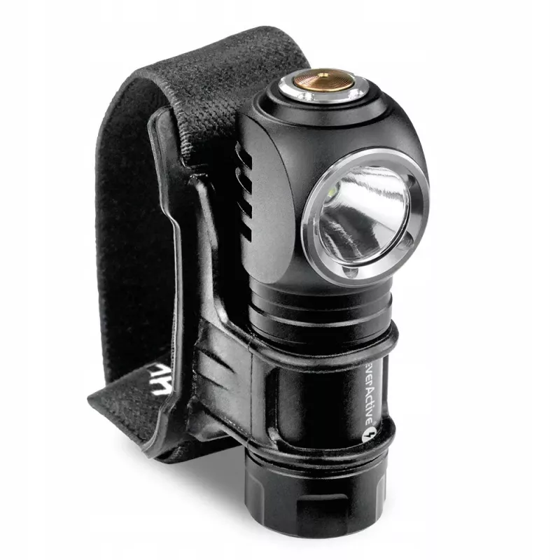 flashlight LED 3 operating modes 10 W 500 Lumens aluminium enclosure rechargeable waterproof FL-55R Dripple - Everactive
