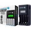 Battery charger everActive NC450B — 4‑cell AAA charger, 110/230V AC, black