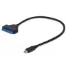 Gembird AUS3-03 USB-C to SATA 2.5 inch Drive Adapter, 0.2 m, Black