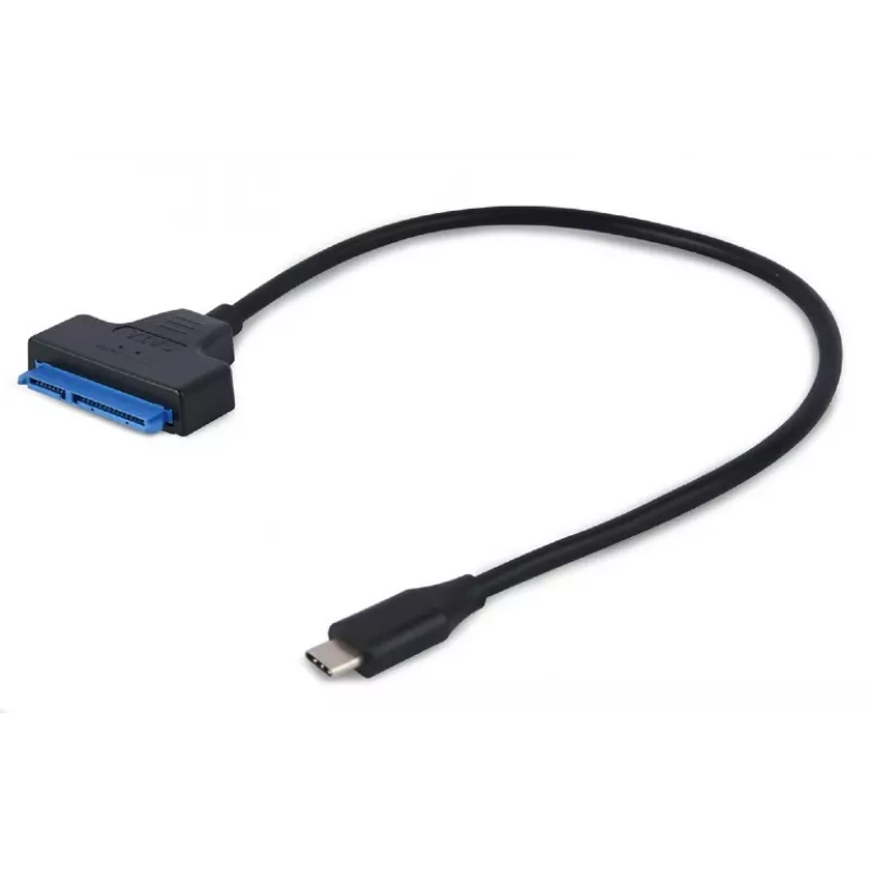 Gembird AUS3-03 USB-C to SATA 2.5 inch Drive Adapter, 0.2 m, Black
