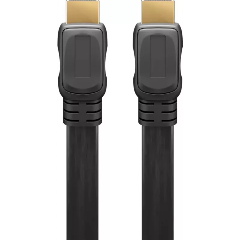 Goobay | High Speed HDMI Flat Cable with Ethernet | 61279 | HDMI male (type A) | HDMI (type A) | HDMI to HDMI | 2 m