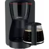 Drip coffee maker Bosch TKA2M113, 1.25 L water tank, 15 cups, black