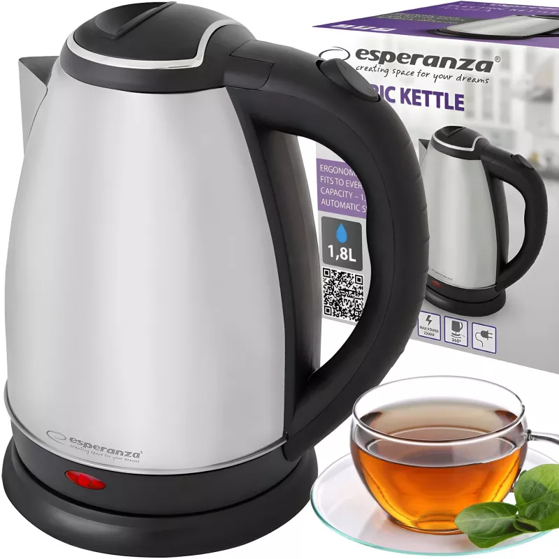 Esperanza EKK104X Electric kettle 1.8 L 2200 W Stainless Steel