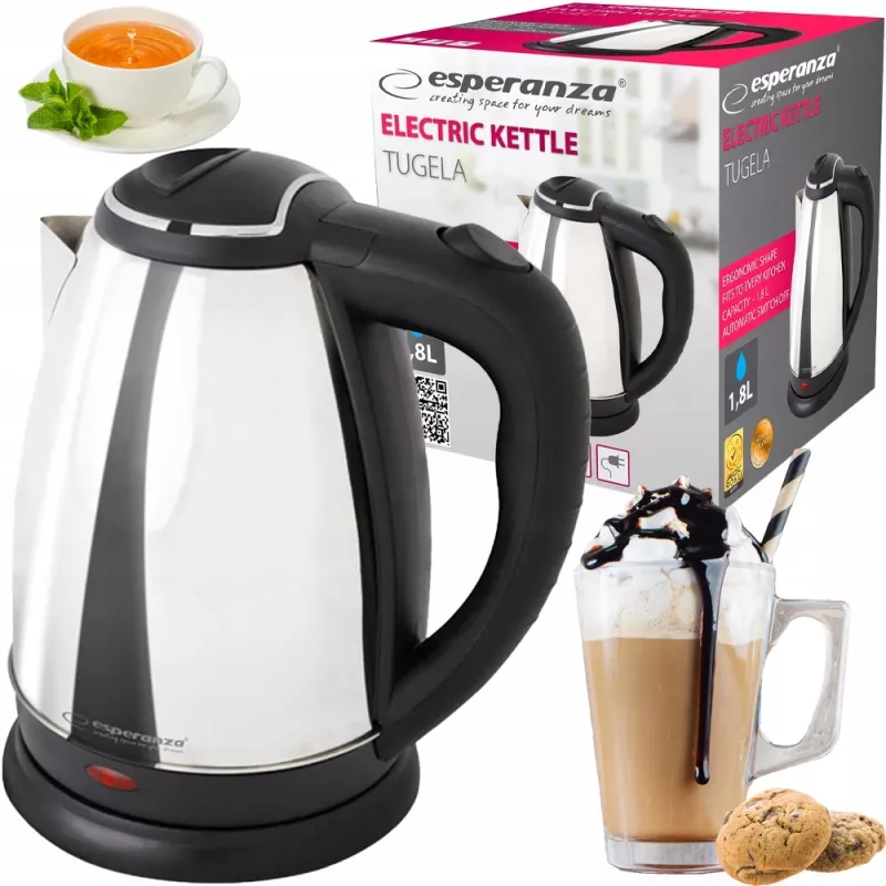 Esperanza EKK104S Electric kettle 1.8 L 2200 W Silver