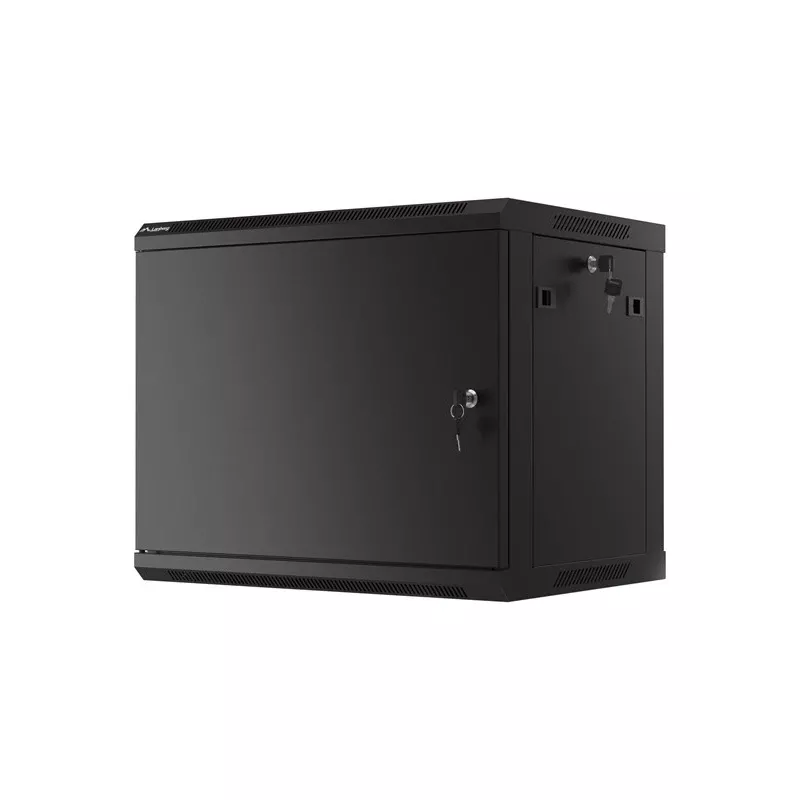 Wall mounted rack Lanberg WF01-6409-00B 9U Black