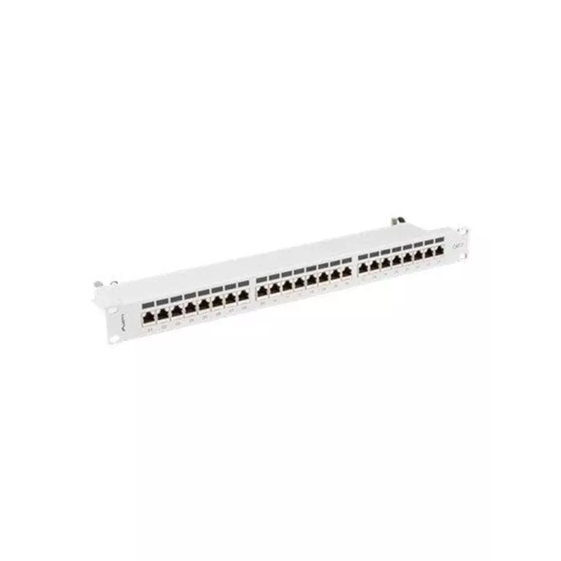 Patch panel 1U LANBERG PPS7-1024-S — 24-port, Cat7, F/UTP, metal, 1U (445×102×44.5 mm)